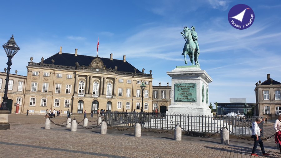 Kopenhaga plac amalienborg
